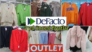 defacto outlet‼️sanki 3 yıl öncesinin fiyatları gibi 😱 kıyafet alışverişi  kışlık kıyafet modelleri [upl. by Odnalref]