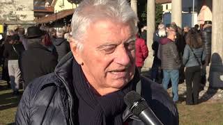 Tanta gente a Pettenasco per lultimo saluto al giornalista Marco Foti [upl. by Suirada]