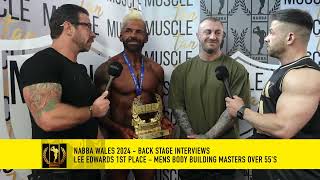 NABBA Wales 2024  Back Stage interviews [upl. by Crescentia627]