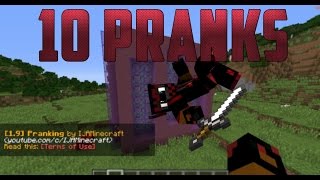 DIE 10 BESTEN MINECRAFT PRANKS [upl. by Jenette]