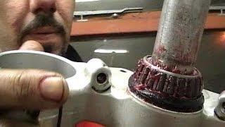 Steering head bearings how to replace and adjust without special tools [upl. by Elletsirk]