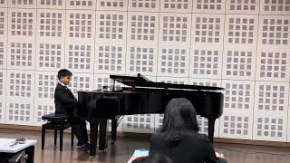 FChopin Three Ecossaises YAMC 2024  Gold Prize in Piano J Category [upl. by Eimirej]