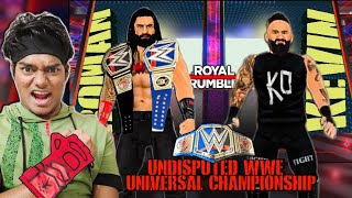 Roman Reigns vs Kevin Owens  WR3D  Royal Rumble 2023 [upl. by Rosanne]