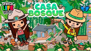 ¡CONSTRUYO UN BOSQUE DENTRO DE MI CASA Toca Boca Life World [upl. by Milore316]