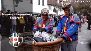 FasnetTV Rückblick  Rosenmontagsumzug Seebronn 2024 mit Kommentar [upl. by Paterson]