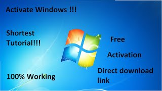 How to Activate windows  Activate Windows 7 Make Windows 7 genuine Free [upl. by Duster]