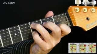 Gitarrenakkorde C9  Cadd9 chord [upl. by Eeral]