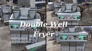 Double Well Center Sizzling Deep Fat Fryer [upl. by Garbe]