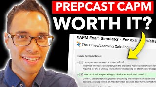 Prepcast CAPM Exam Simulator Review My EXACT Roadmap to Become CAPM Certified [upl. by Berri86]