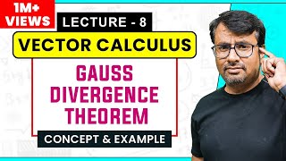 Vector Calculus  Gauss Divergence Theorem  Example and Solution [upl. by Einahpehs]