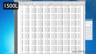 UK PAYE Tax and NI Tables  Tutorial 1 Free Pay using pay adjustment tables and a calculator [upl. by Notnerb]