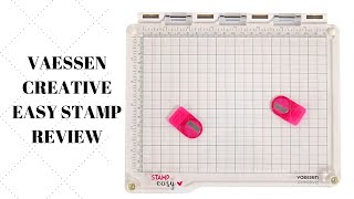 VAESSEN CREATIVE EASY STAMP REVIEW [upl. by Atnovart]