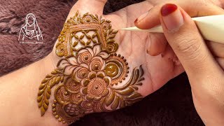 Very Beautiful Stylish Easy Mehndi Design for Hand  Beautiful Latest Henna Design [upl. by Ynez]