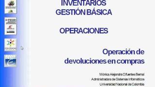 Programa de contabilidad ContaPyme  Operación de devoluciones en compras [upl. by Dougald731]