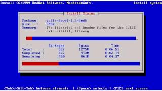 Mandrake Linux 61 Installer [upl. by Moritz836]