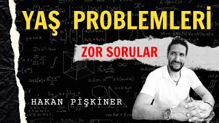 Yaş Problemleri Zor Sorular TYTKPSSDGSALES [upl. by Eudosia962]