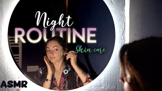 ♡ ASMR  NIGHT ROUTINE SKINCARE ♡ [upl. by Anassor518]