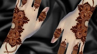 Stylish Back Hand Mehndi Designs ll Easy Latest Arabic Mehndi Designs ll New Arabic Mehndi Design [upl. by Mellie]