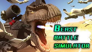 BEAST BATTLE SIMULATOR EP1  จูราสิคติดปืน [upl. by Rosco]