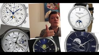 Five Beautiful And Affordable Moonphase Watches [upl. by Adalheid]