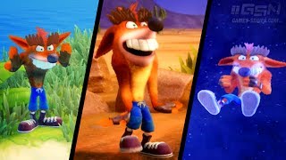 Crash Bandicoot N Sane Trilogy  All Fake Crash Locations [upl. by Dahl]