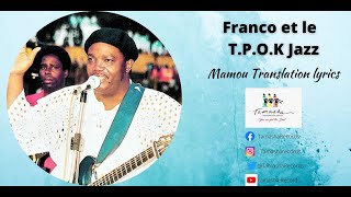 Mamou Translation lyrics by Franco et Le TPOK Jazz Band [upl. by Hill278]