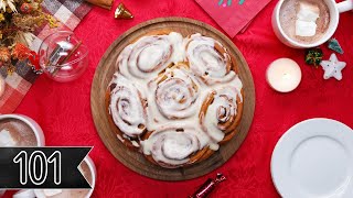 How To Make Homemade Cinnamon Rolls • Tasty [upl. by Alrac]