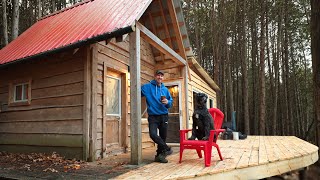 Ep12 Day in the Life of Modern Self Reliance Cabin Building using my DJI Portable Power Station [upl. by Leffert160]