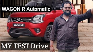 Wagon r Automatic  MarutiSuzukitestdrive howtodriveautomaticwagonr lorrykaran [upl. by Ennaeirrac]