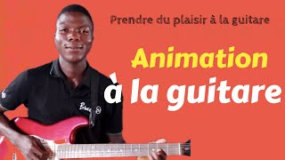 Guitare africaine sebene animation ❤️🎸 [upl. by Icaj]