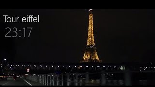 Paris by night  Eiffel Tower  Champs Elysées  Marché de Noël [upl. by Wehner]