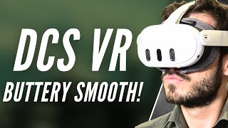 DCS VR GREAT Performance Improvements Quest 3 Virtual Desktop [upl. by Wieren827]