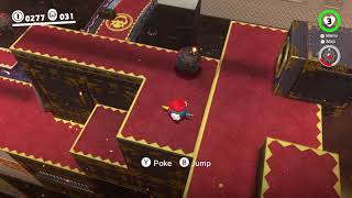 Super Mario Odyssey  Bowsers Kingdom Moon 49 Inside a Block at the Gate [upl. by Nyrat]