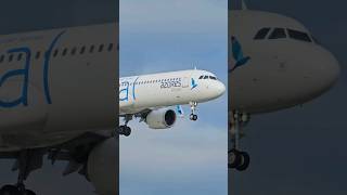 Azores crosswind 😱 Landing shortsfeed [upl. by Whit]