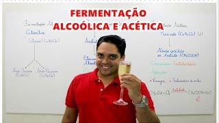 FERMENTAÇÃO ALCOÓLICA E ACÉTICA [upl. by Rehpoitsirhc]