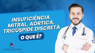 Insuficiência mitral aórtica tricúspide discreta O QUE É [upl. by Nynahs]