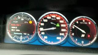 Jaguar XJ L Diesel full acceleration 0  100 kmh [upl. by Oiled]