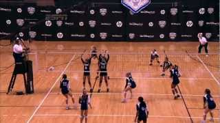 2012 AAU Volleyball 12u Open Final OVA vs Queens Richard [upl. by Maillliw215]