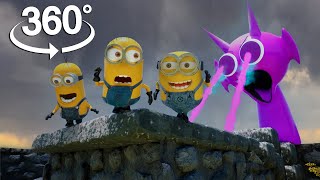 360° Minion Mel vs Giant Sprunki – Epic Showdown in VR [upl. by Heisser]