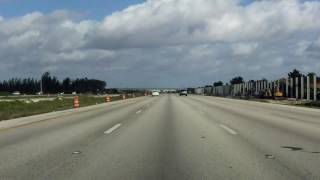 Interstate 75  Florida Exits 1 to 7 northbound [upl. by Iaras]