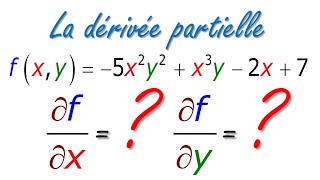 Calcul des dérivées partielles 1 [upl. by Nlycaj]