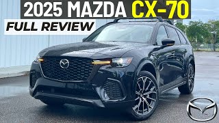 2025 Mazda CX70 Review Why buy this over a CX90 [upl. by Nele146]