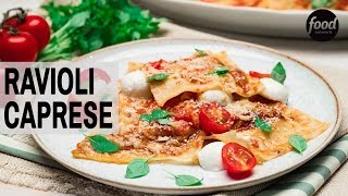 RAVIOLI CAPRESE  COZINHA FOOD NETWORK [upl. by Heber382]