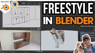 Render Edges and Styles in Blender with FREESTYLE Beginners start here [upl. by Janus663]