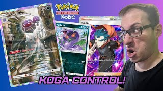 KOGA WEEZING E ARBOK SALATI TOP DECK POKEMON POCKET [upl. by Younger655]