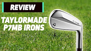 STUNNING new TaylorMade P7MB Irons Review  Best looking Irons in 2020  Golfmagiccom [upl. by Goines]