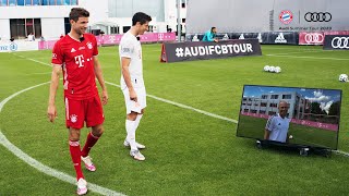 Lewandowski vs Müller  Copy the Penalty Challenge [upl. by Ainegul]