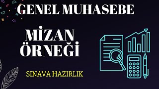 GENEL MUHASEBE mizan Dönem içi  sonu işlemler Yevmiye  Kebir  Mizan düzenleme ➳ en basit örnek [upl. by Emily]