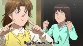 Hajime No Ippo Rising Funny Moment Kumi vs Nanako vs Mari part 1 [upl. by Ches]