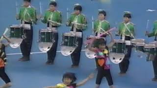 1990年度マーチングバンド＆バトントワリング全国大会（宇都宮市立泉が丘小学校吹奏楽部） [upl. by Rattan9]